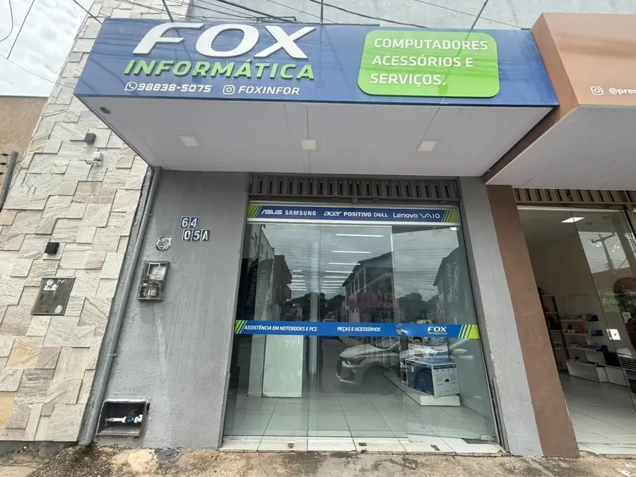 Fachada da loja Fox Informática em Teresina